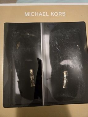 Michael Kors Black Faux Fur Alexis Closed-Toe Slides